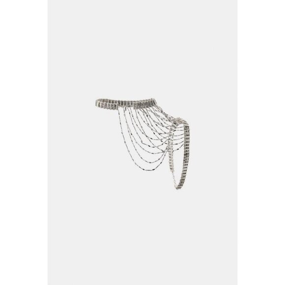 ZARA BEADED SHOULDER NECKLACE - Picture 4 of 5